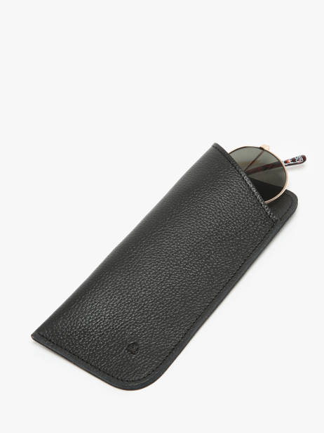 Ã‰tui Lunette Madras Cuir Etrier Noir madras EMAD5001 vue secondaire 1