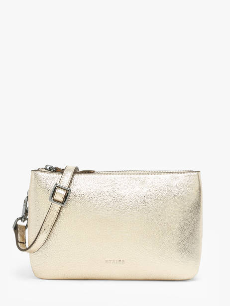 Sac BandouliÃ¨re Emeraude Cuir Etrier Or emeraude EEMEB142